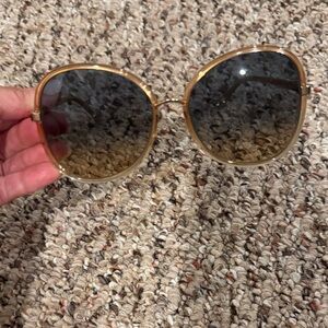 Chloe gold Frame Women's Sunglasses